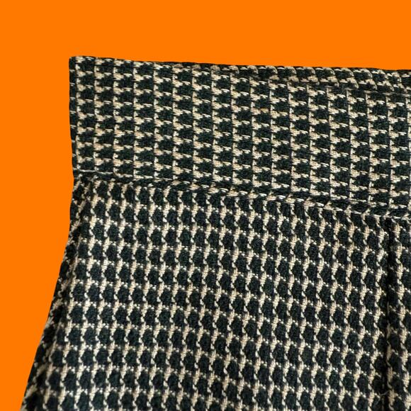 90's vintage houndstooth high waisted pencil mini skirt Size 5 byer too! - Picture 3 of 7